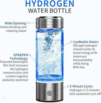 MyBottleGen™- Hydrogen-Boosted Water Bottle